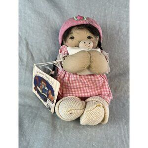 1999 Jenn Shackleford Yougun Plush Doll w/ Baby Signed Kellyanne Vintage w/ tag